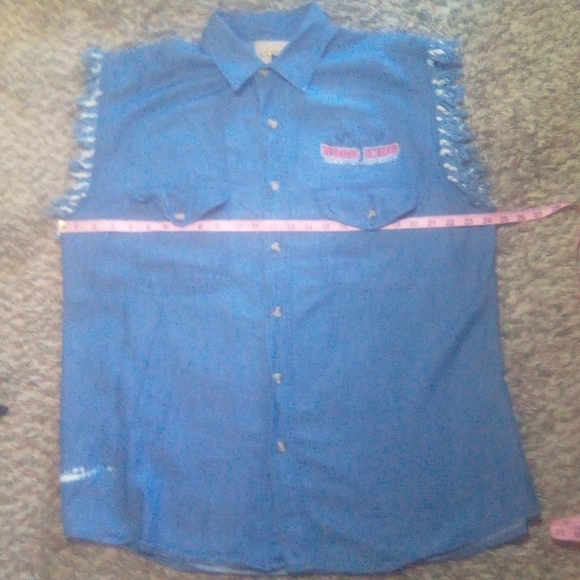 Coast Denim Chambray Trucker Shirt Road King - Picture 15 of 16